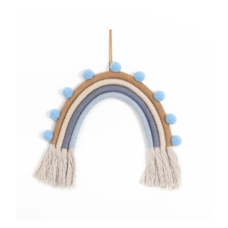 Farebná visiaca ozdoba na stenu v podobe dúhy