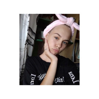 Kozmetická čelenka s parohami v krémovej farbe