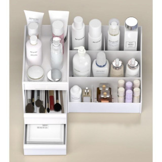 Biely organizér na kozmetiku