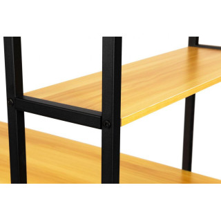 Kancelársky kovový stôl s regálom