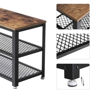 Regál na topánky v loftovom štýle