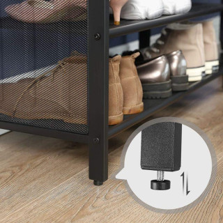 Regál na topánky so sedadlom