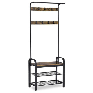 Stojací vešiak s botníkom