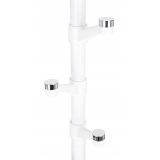 Stojací vešiak na oblečenie v bielej farbe