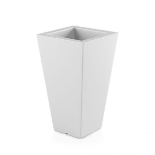 Kvetináč s LED osvetlením do záhrady