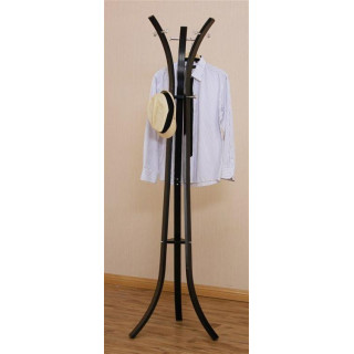 Čierny stojací vešiak na oblečenie