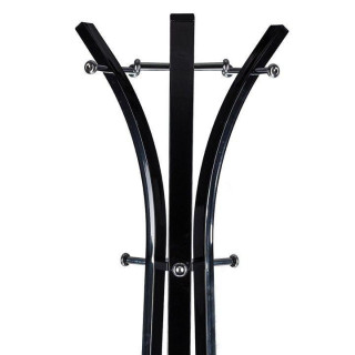 Čierny stojací vešiak na oblečenie