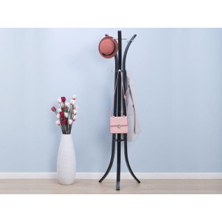 Čierny stojací vešiak na oblečenie