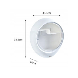 Visiaci biely organizér na kozmetiku