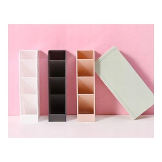 Biely plastový organizér na stôl