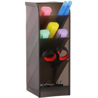 Plastový čierny organizér na stôl