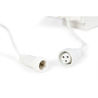 Vonkajšie LED cencúle v studenej bielej farbe - 19 m