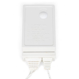 Vonkajšie LED cencúle v studenej bielej farbe - 19 m