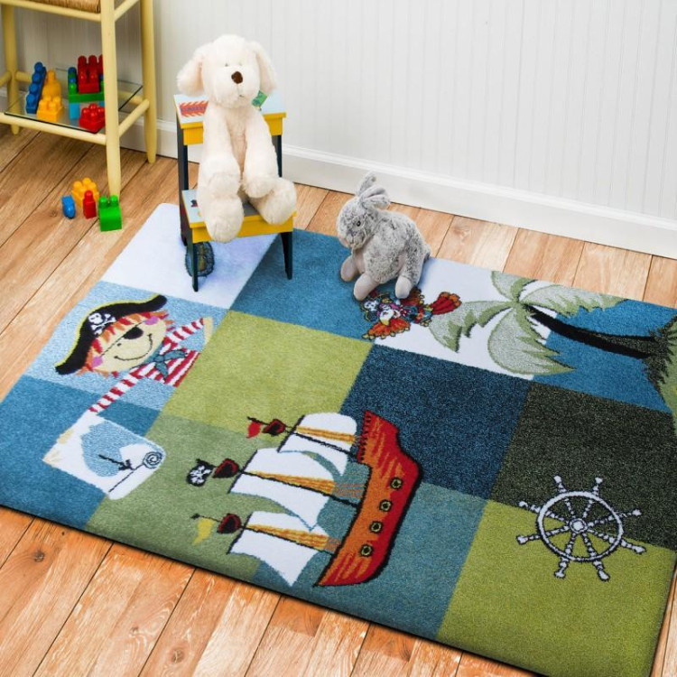 Farebný koberec s motívom Futbalové ihrisko