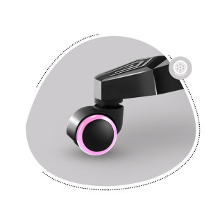 Ružové herné kreslo Huzaro pre deti