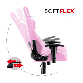 Ružové herné kreslo Huzaro pre deti