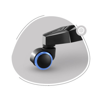 Detské herné kreslo Huzaro v modrej farbe