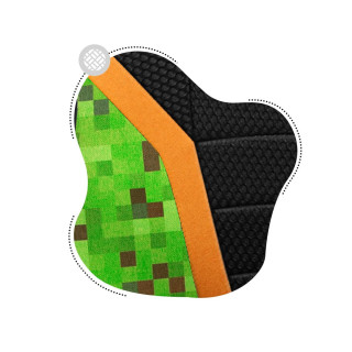 Detské herné kreslo s pixelovým vzorom