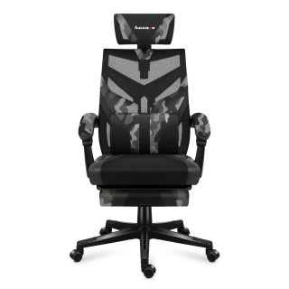 Maskáčové herné kreslo Huzaro