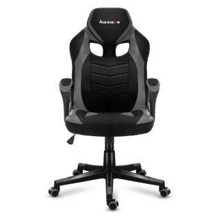 Čierno-sivé herné kreslo Huzaro