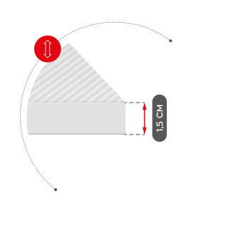 Čierno-biely rohový herný stôl Huzaro