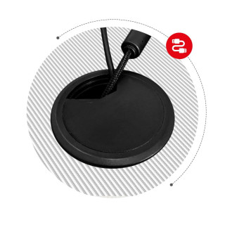 Čierno-biely herný stôl Huzaro