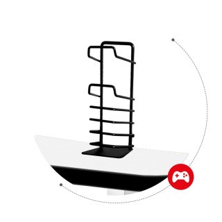 Čierno-biely herný stôl Huzaro