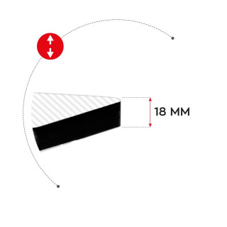 Čierno-biely herný stôl Huzaro