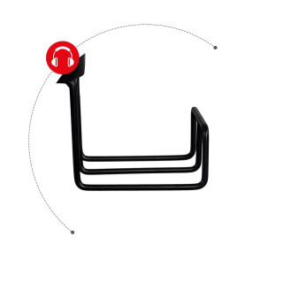 Čierno-červený herný stôl Huzaro