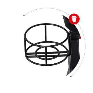 Čierno-červený herný stôl Huzaro