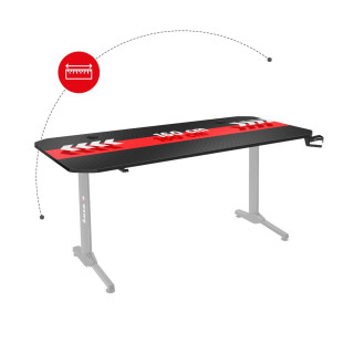 Herný stôl Huzaro v čiernej farbe