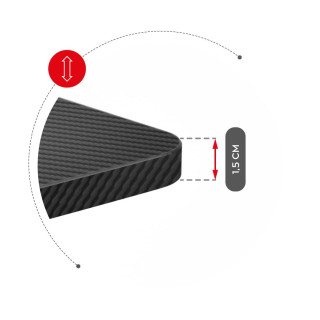 Herný stôl Huzaro v čiernej farbe