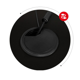 Čierny herný stôl Huzaro