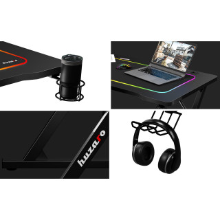 Čierny herný stôl Huzaro