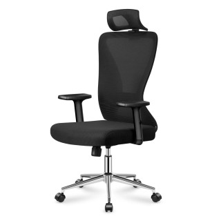 Čierne kancelárske kreslo Mark Adler