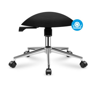 Čierne kancelárske kreslo Mark Adler