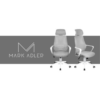 Kancelárske kreslo Mark Adler v sivej farbe