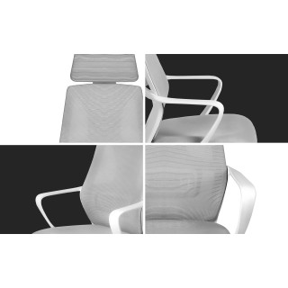 Kancelárske kreslo Mark Adler v sivej farbe