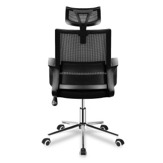 Čierne kancelárske kreslo Mark Adler