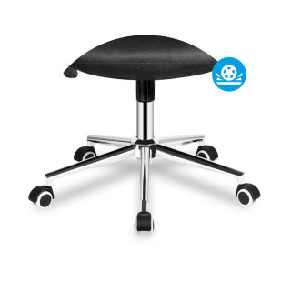 Čierne kancelárske kreslo Mark Adler