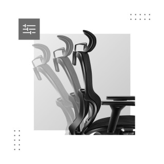 Čierne kancelárske kreslo Mark Adler