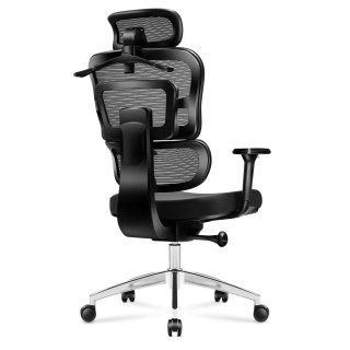 Čierne kancelárske kreslo Mark Adler