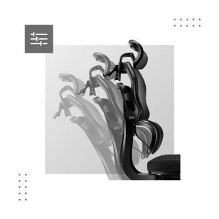 Čierne kancelárske kreslo Mark Adler