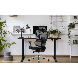 Čierne kancelárske kreslo Mark Adler