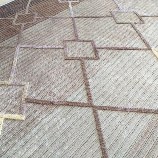 Bavlnený koberec s farbeným vzorom