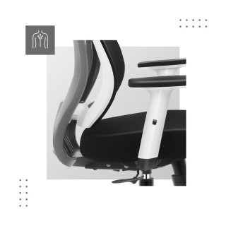 Čierne kancelárske kreslo Mark Adler