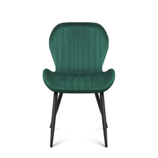 Velúrová stolička Mark Adler zelenej farby