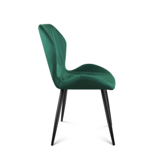 Velúrová stolička Mark Adler zelenej farby