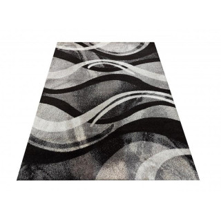 Štýlový koberec v šedej farbe