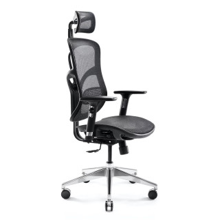 Čierne kancelárske kreslo Diablo